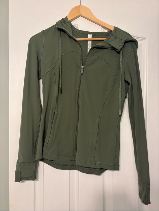 lululemon athletica Other - lululemon athletica Olive Green Full-Zip Hoodie